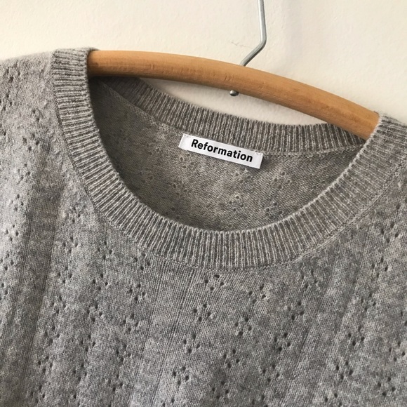 Reformation Villa Two Piece Cashmere Set Sz M - Picture 4 of 5